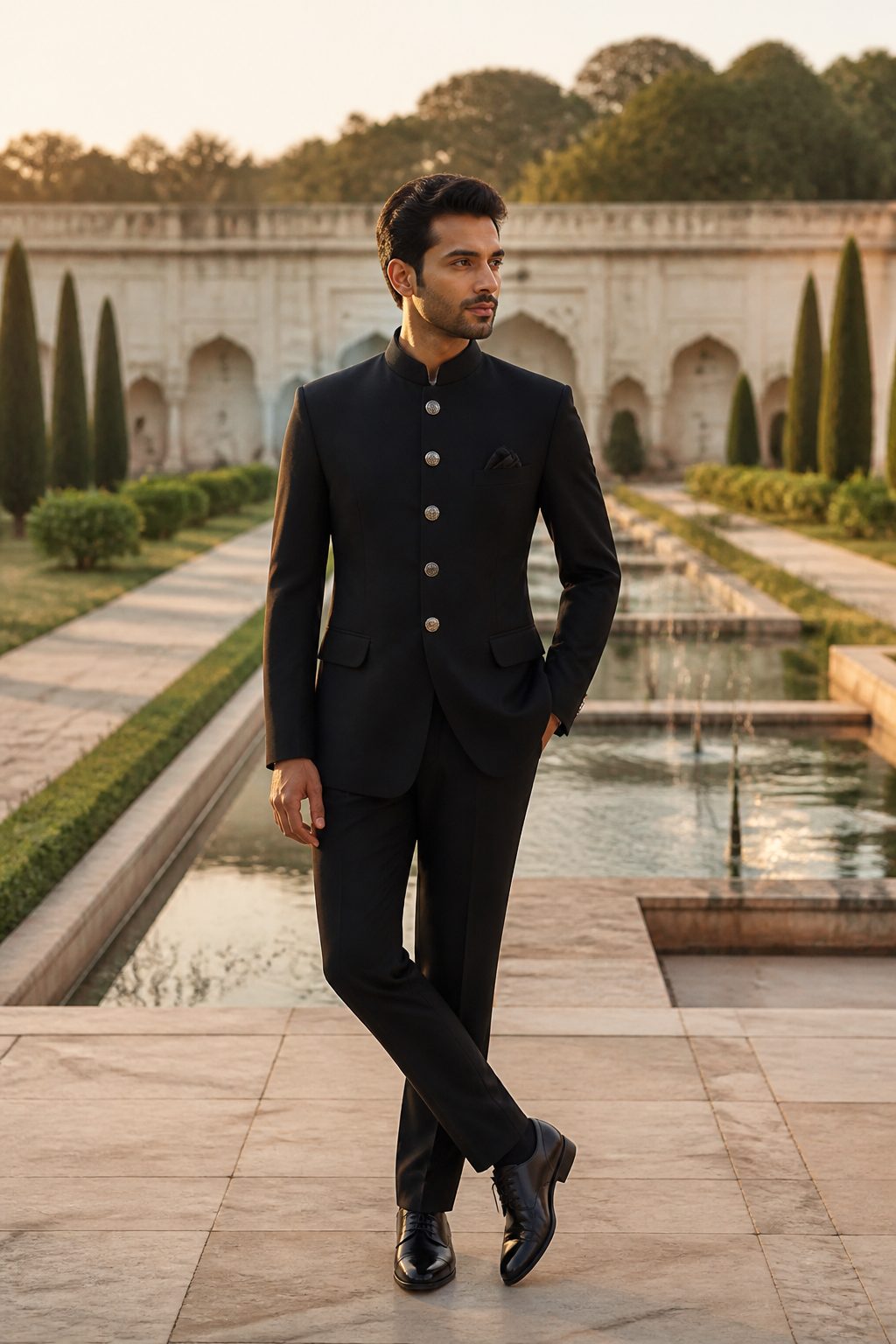 Black bandhgala for the peak season