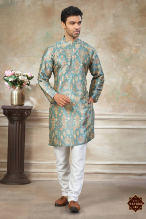 Royal classic print kurta pajama set